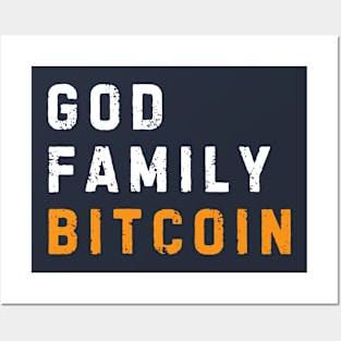 God Family Bitcoin Posters and Art